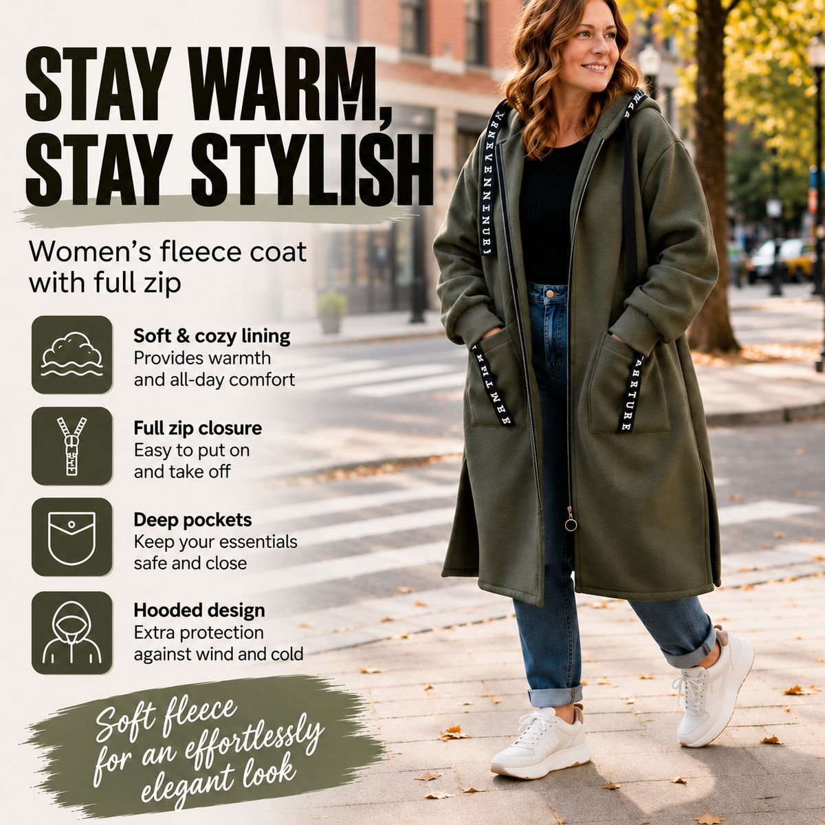 Leah™ | Comfortable Hoodie Jacket