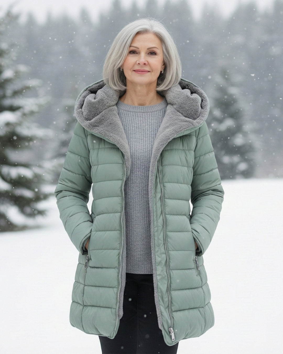 Marilyn™ | Warm Padded Winter Jacket with Hood 9