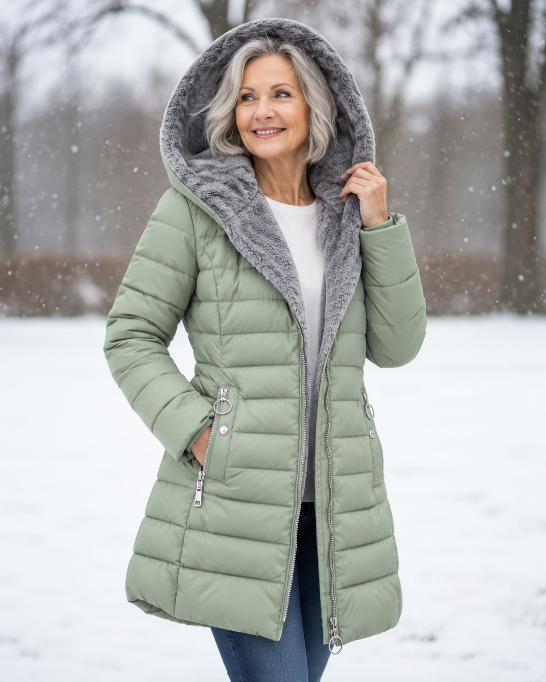 Lily™ | Warm Padded Winter Jacket with Hood