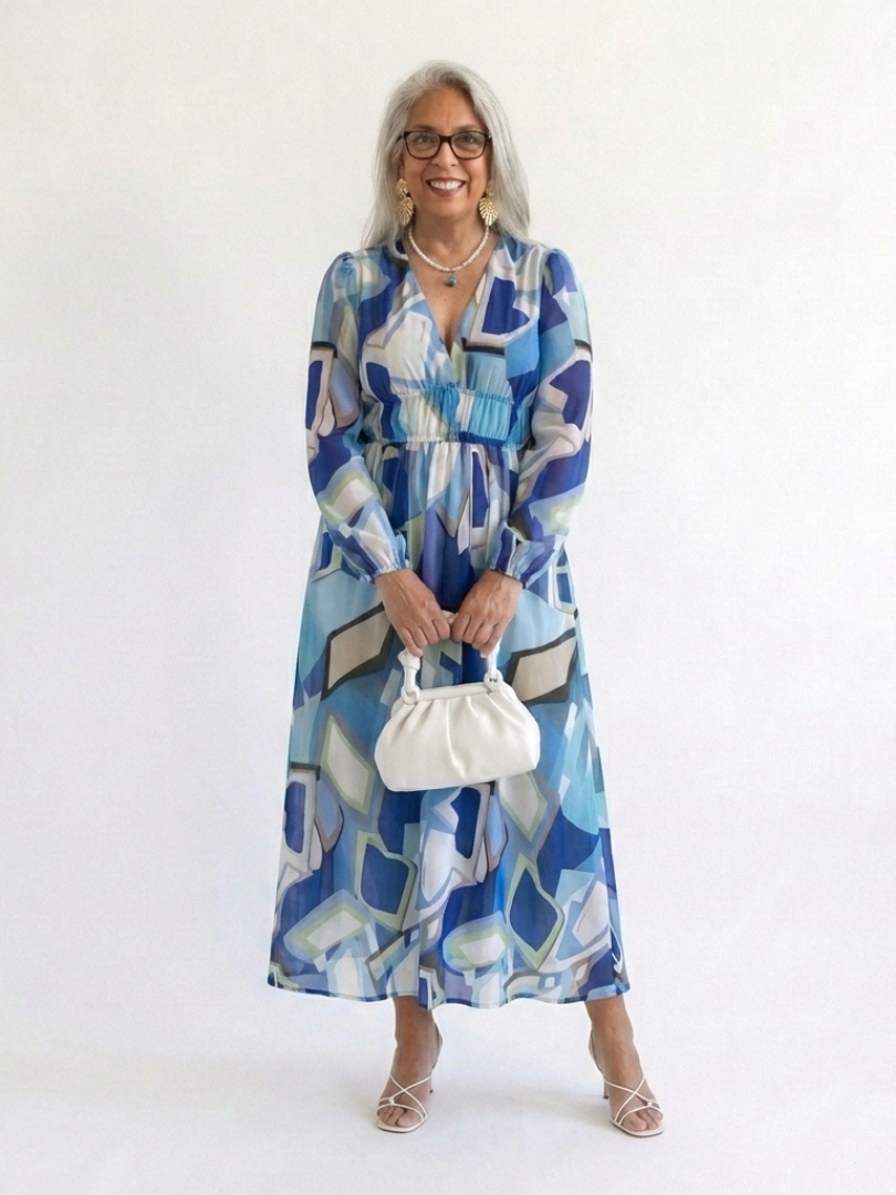 Althea™ | Tummy-Flattering Floral Maxi Dress