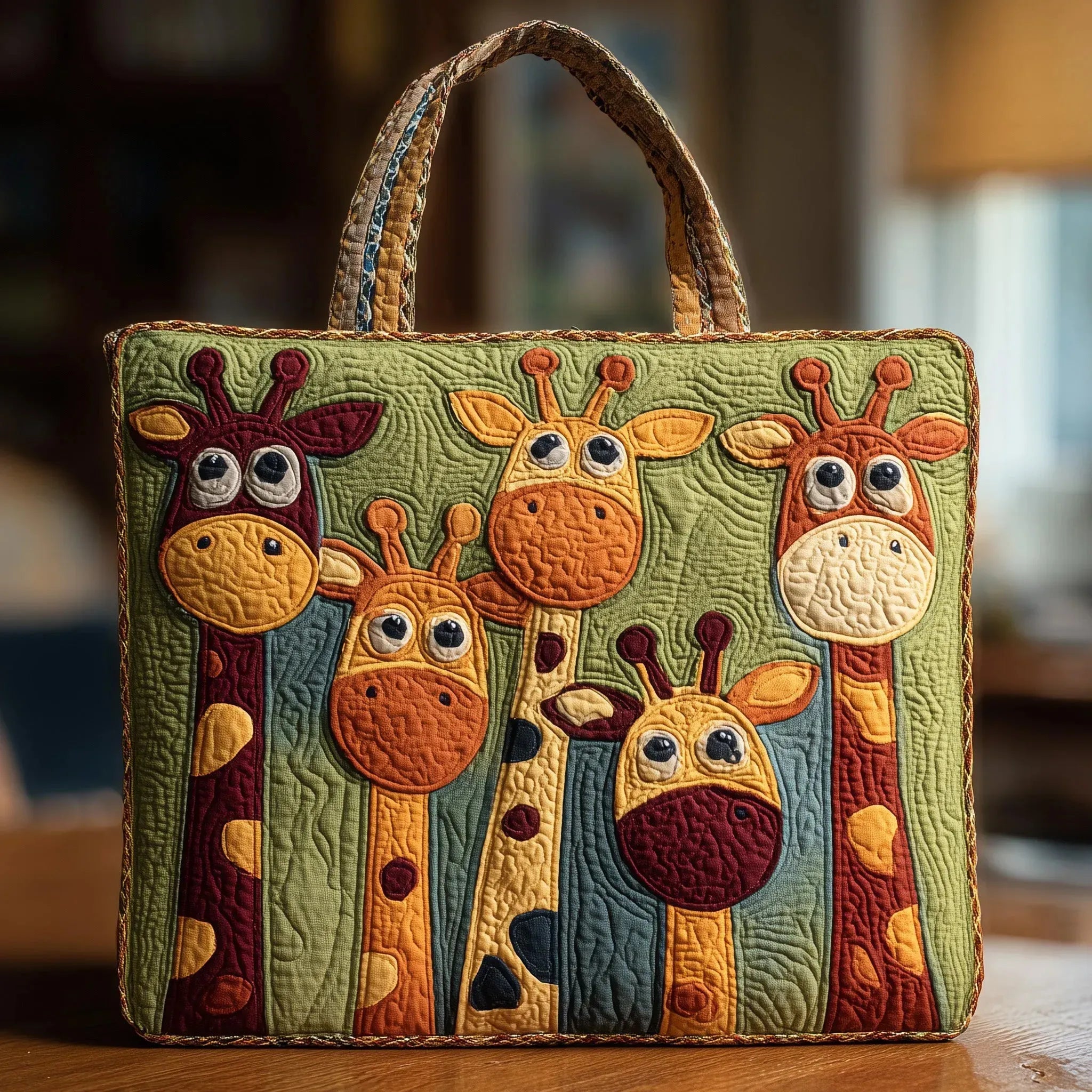 Padded Bag with Giraffe