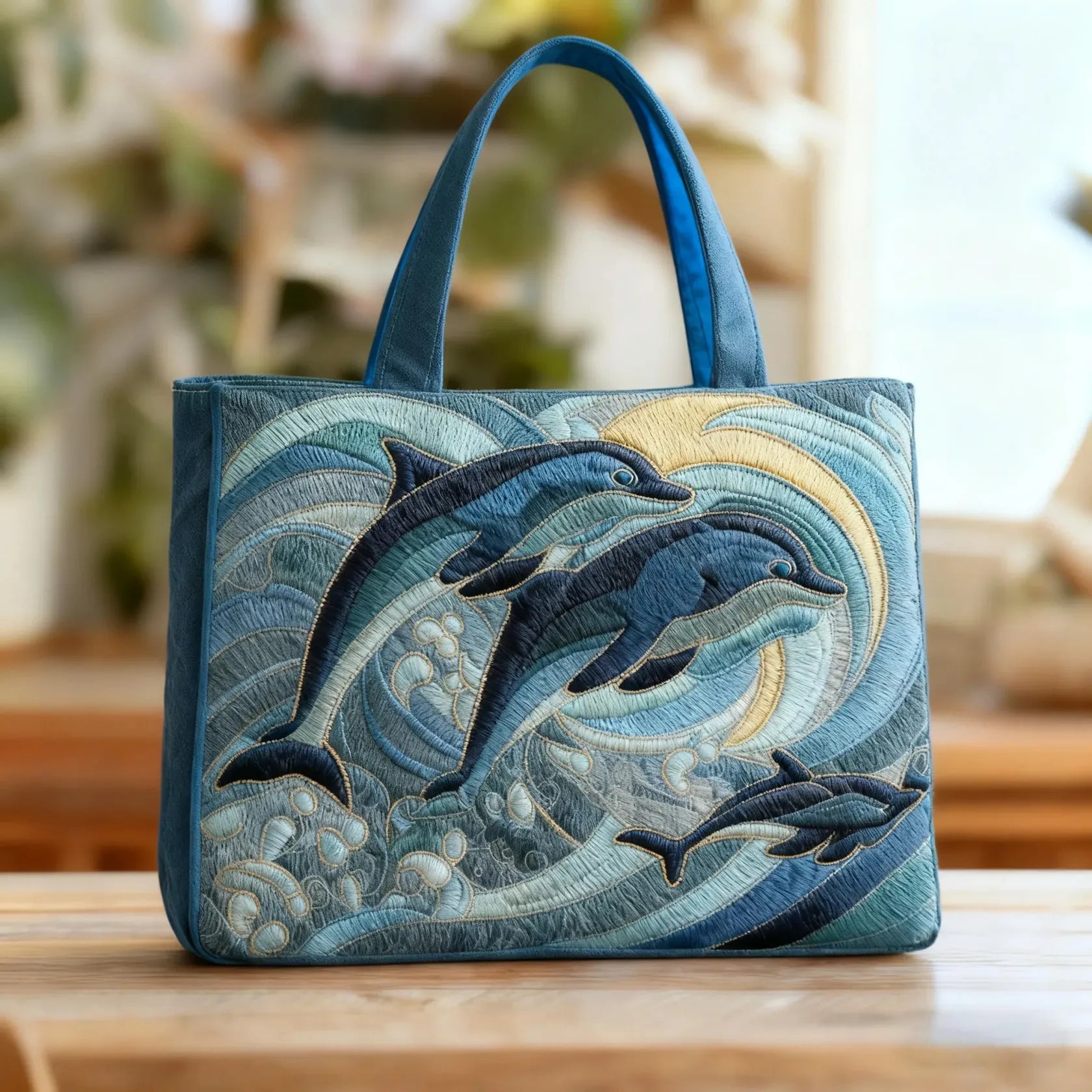 Artisan Bag with Dolphins