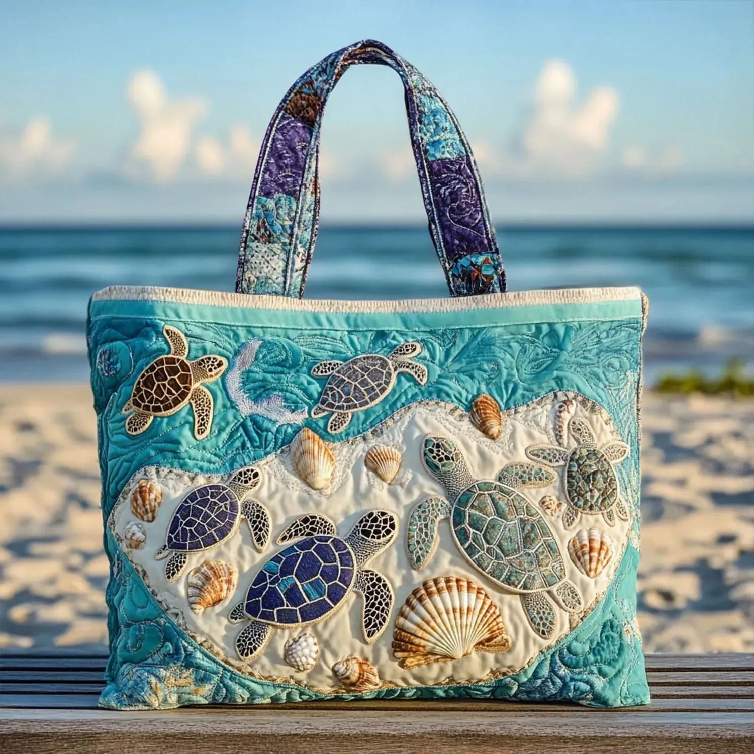 Turtle Embrace Artisan Bag
