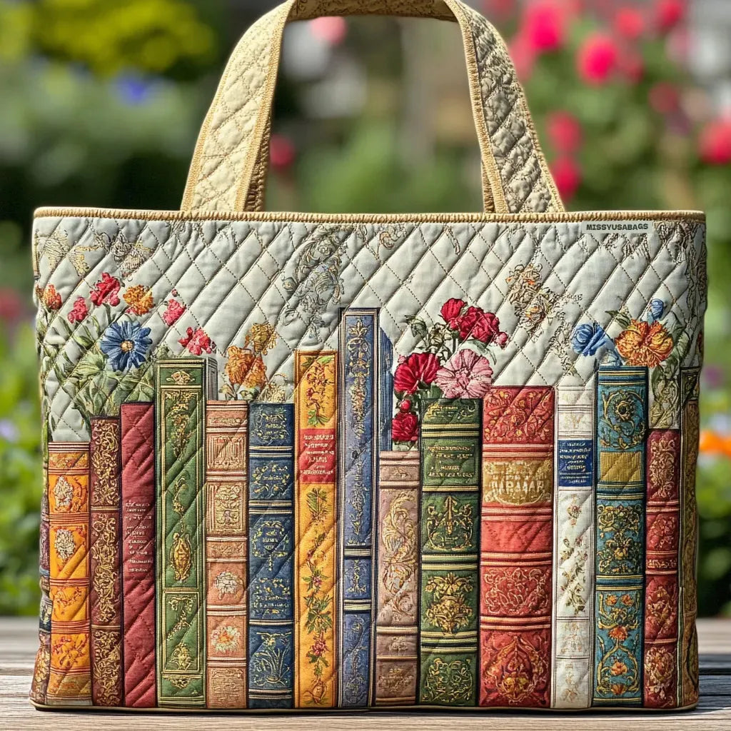 Padded Tote Bag Enchanted Library