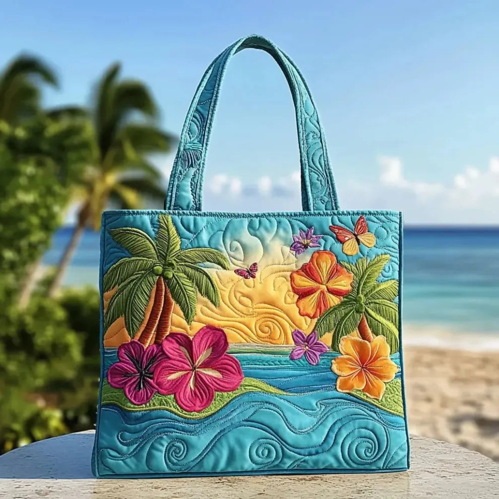 Island Breeze | Handmade Quilted Tote