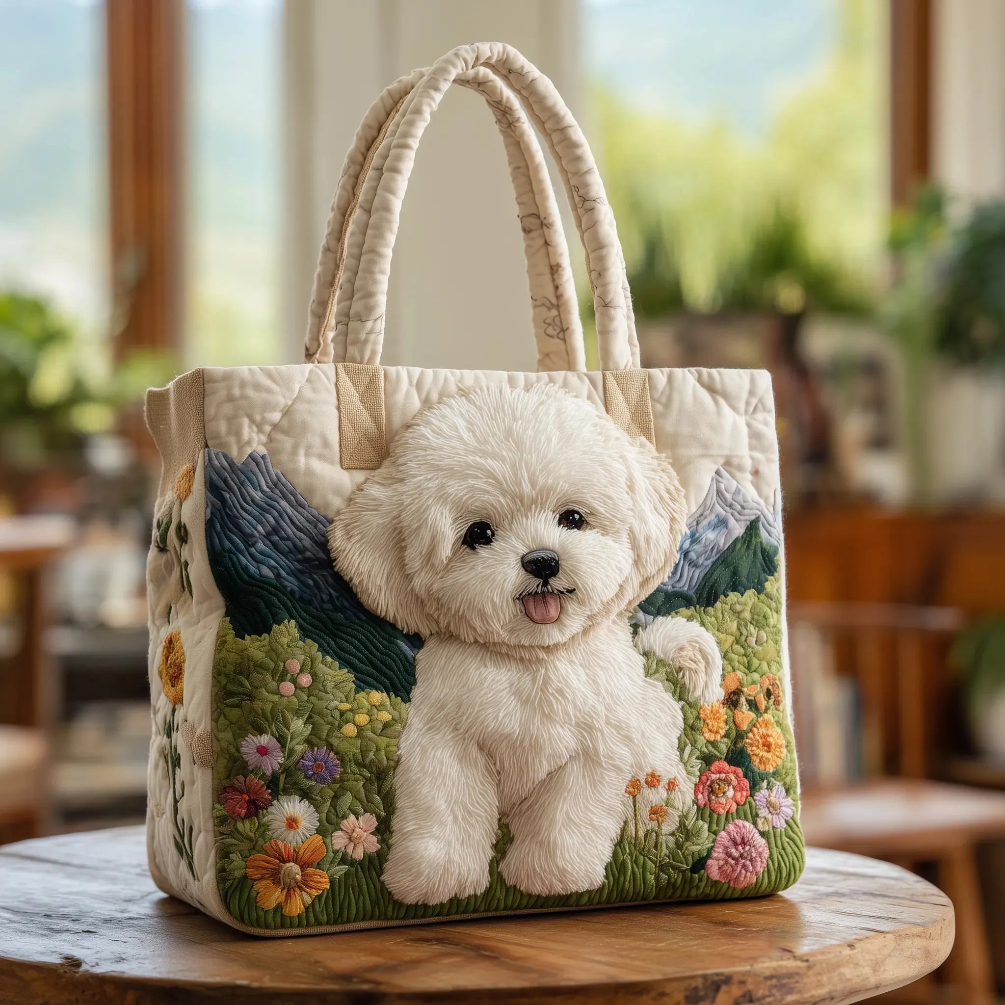 Quilted Artisan Bag for Dogs