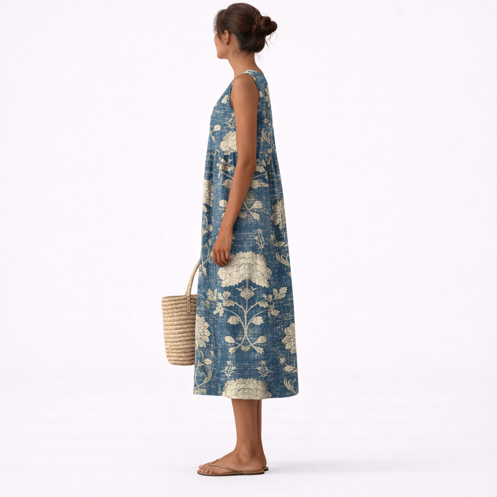 EVELYN | Sleeveless Maxi Dress