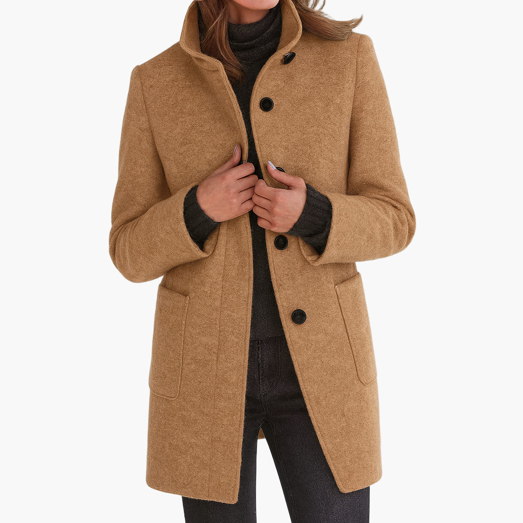 Hazel™ | Elegant Classic Coat With Buttons 3