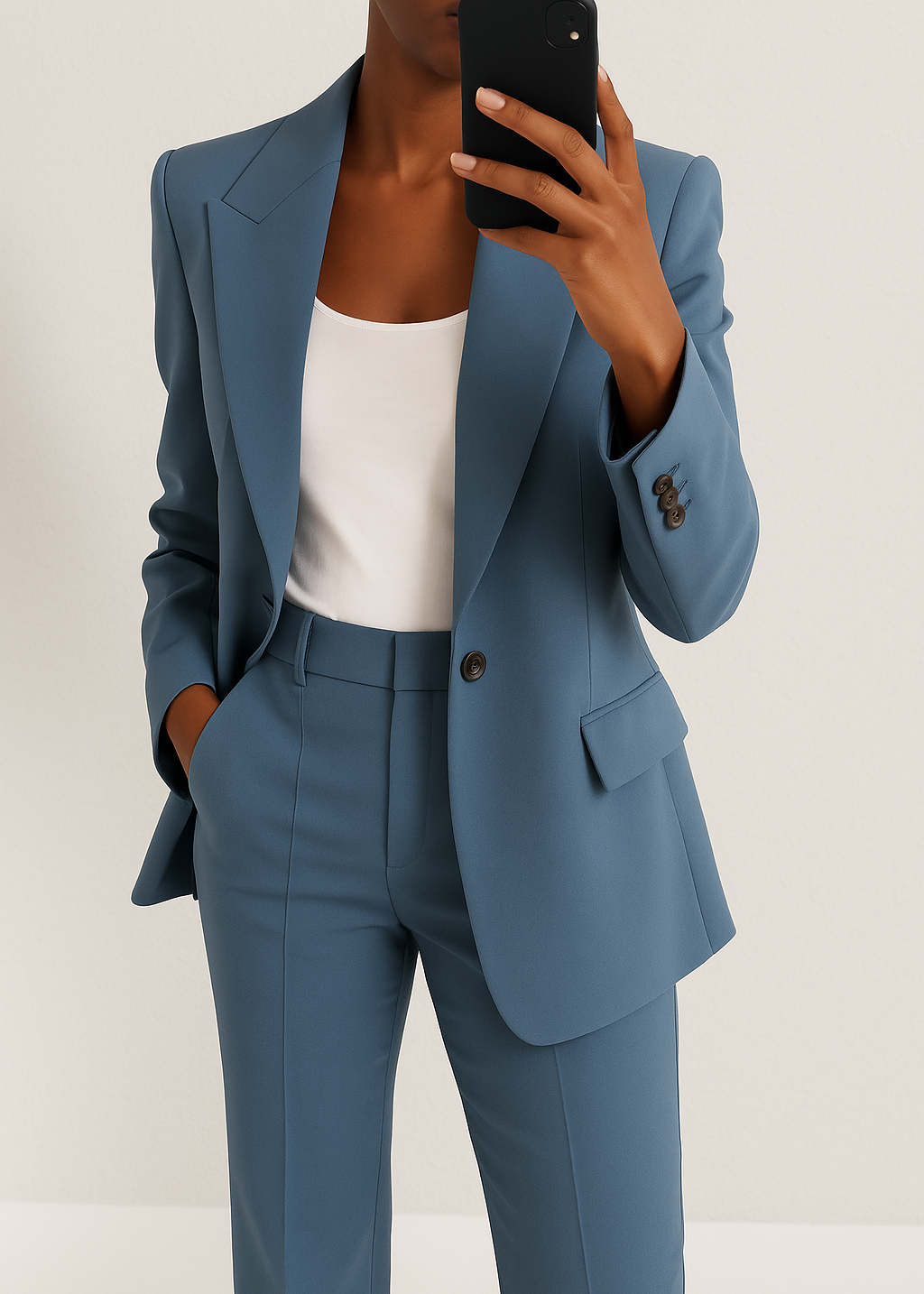 Deborah™ | Tailored Two-Piece Coat Suit with Blazer