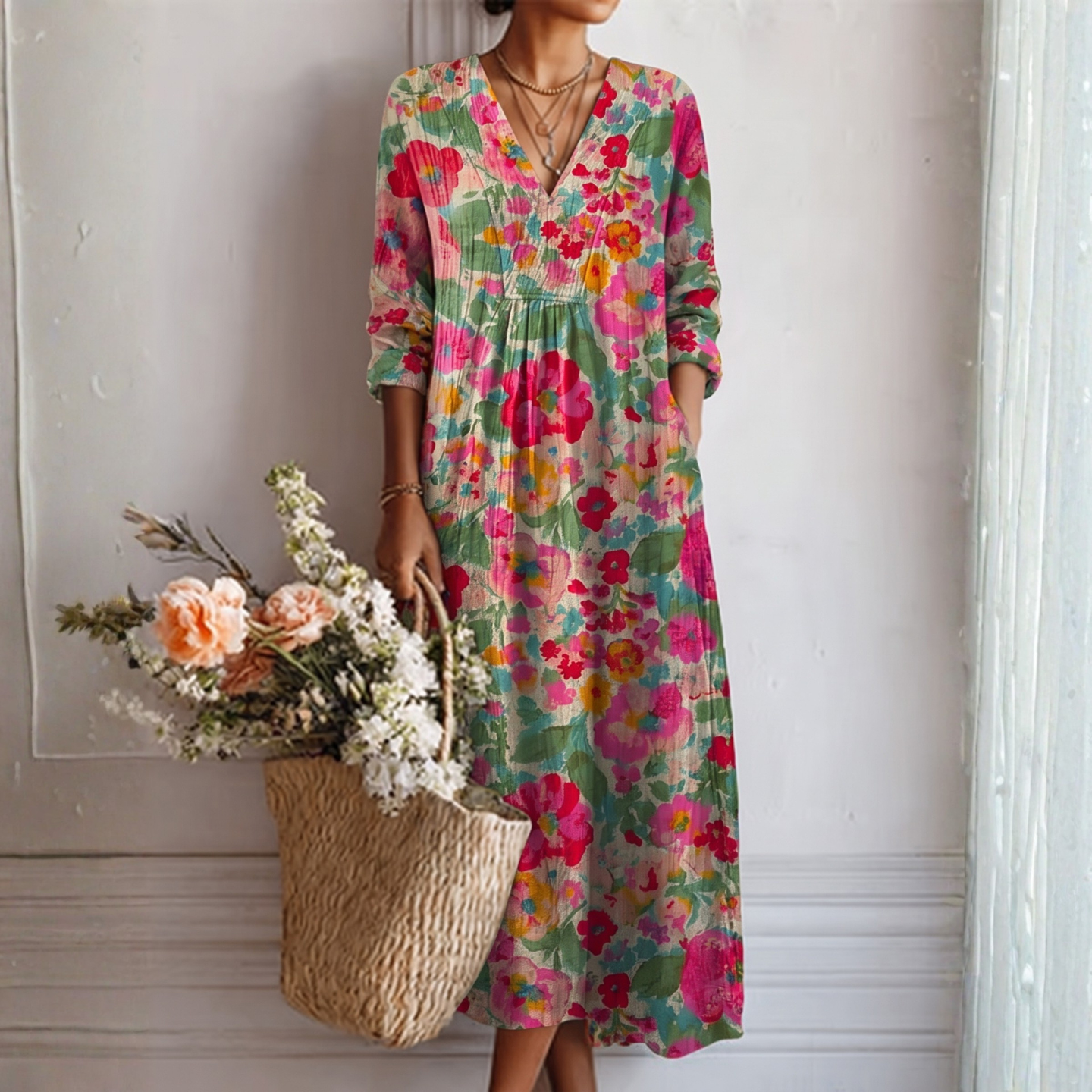ROSALIE | Bohemian Maxi Dress