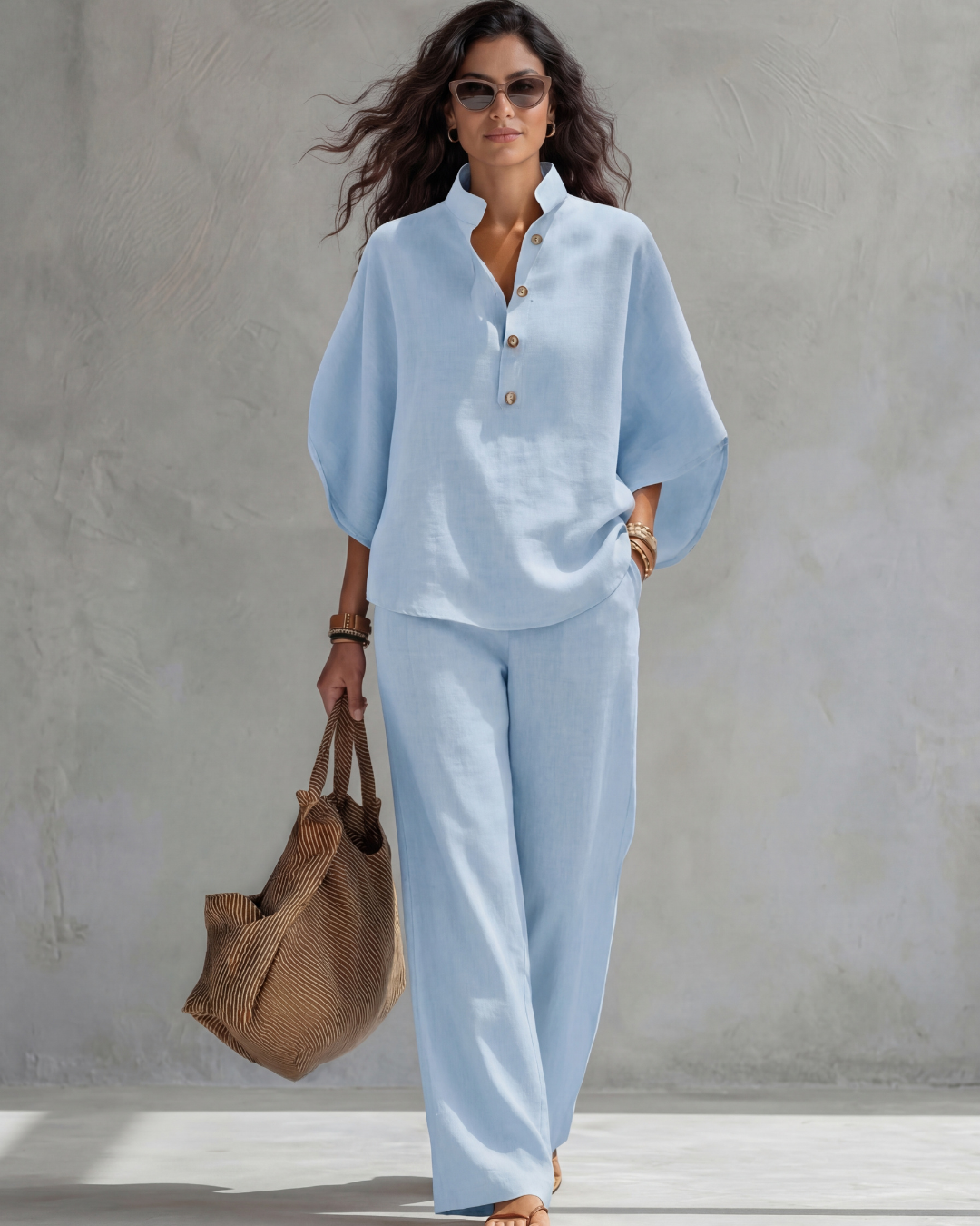 Sophie | Complete set with button-up blouse