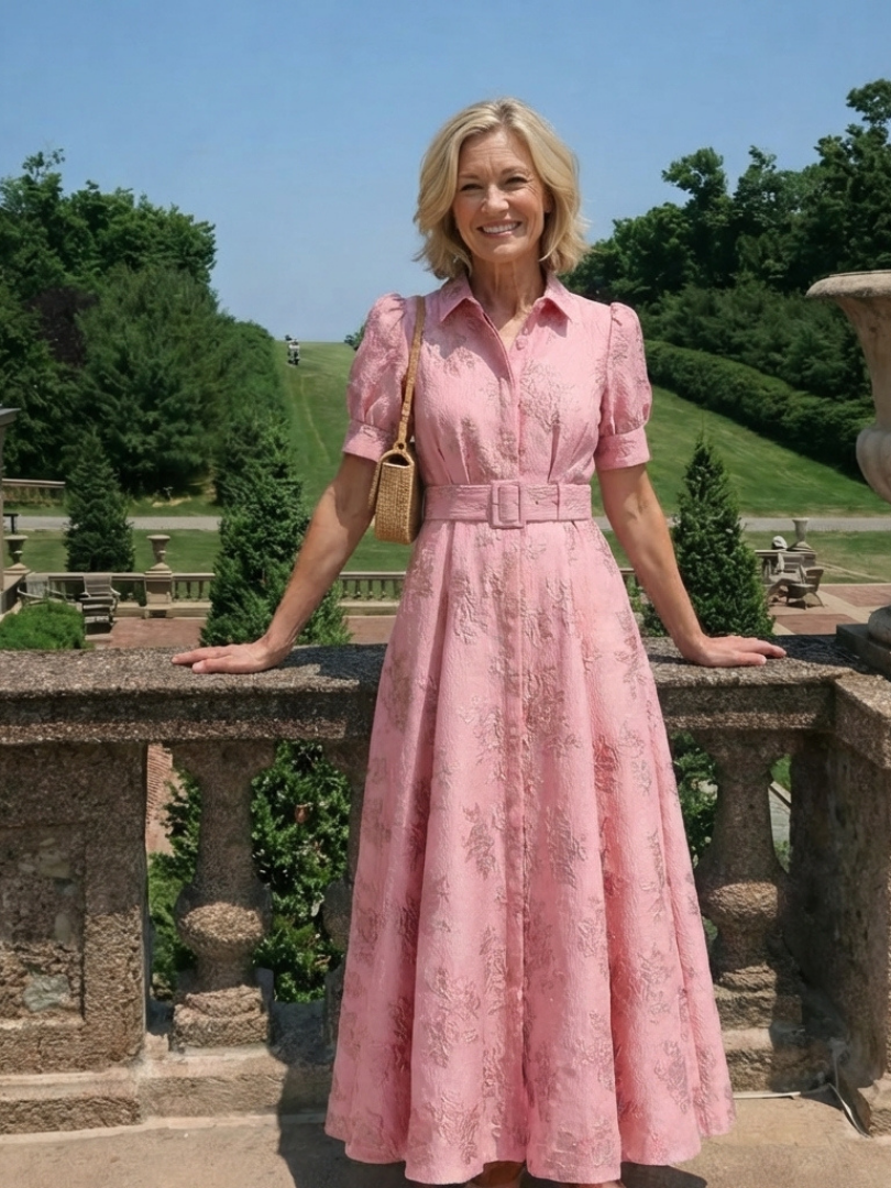 Xanthea™ | Tummy-Flattering Floral Maxi Dress