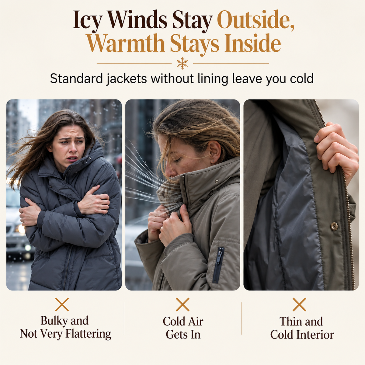 Patricia™ | Warm Winter Parka with Faux Fur Hood