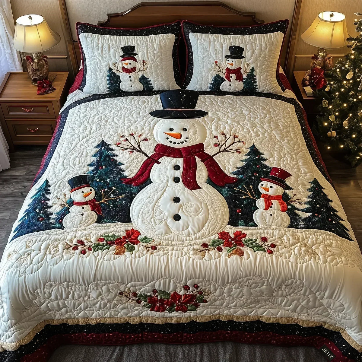 Quilted Bed Set 3 Pieces – Friends of the Snow