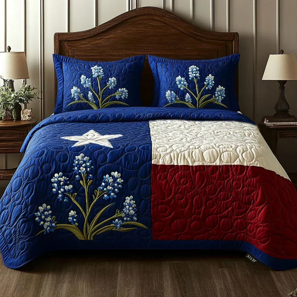 Painted Duvet Cover 3-Piece Set – Pride of Texas