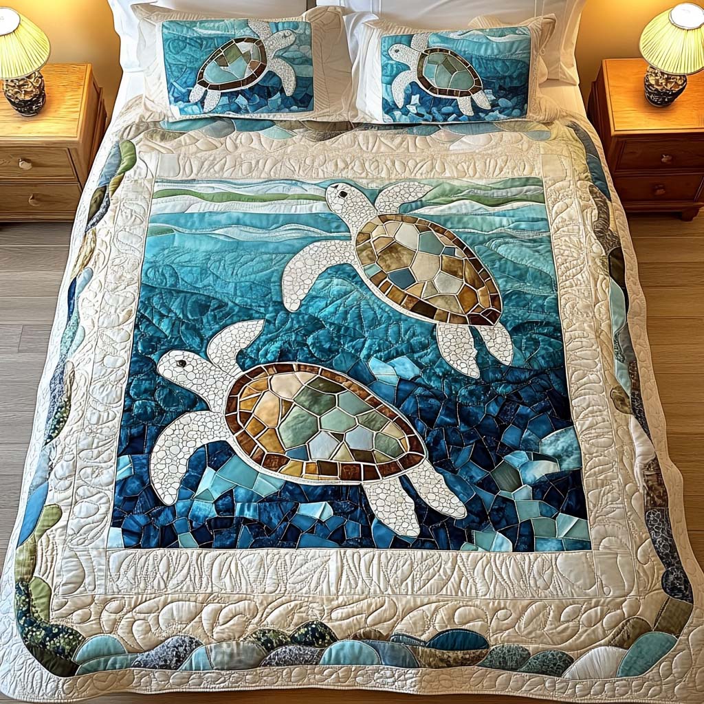 3-Piece Mattress Set – Sea Turtles