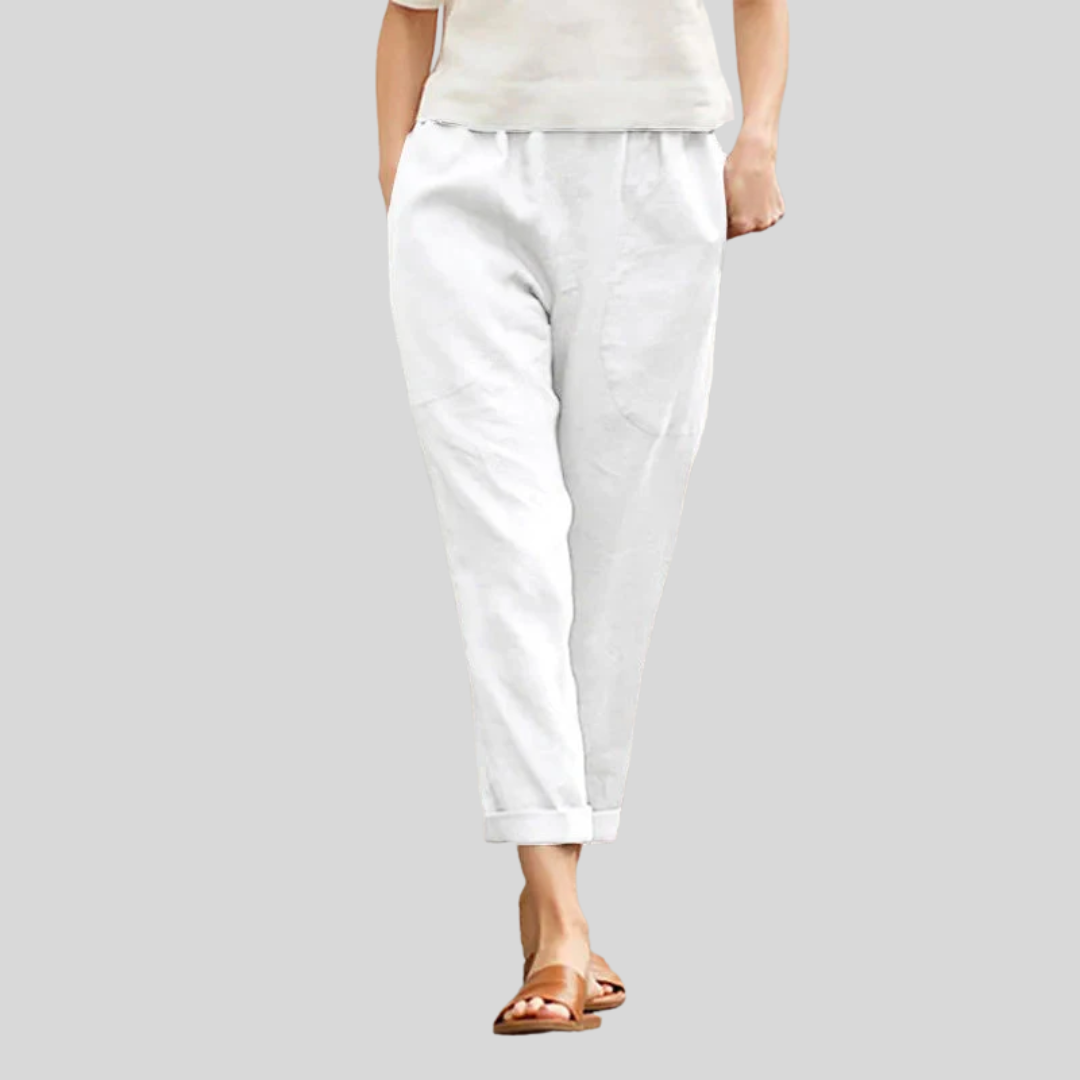 Kriza - Spacious Pants with Pockets