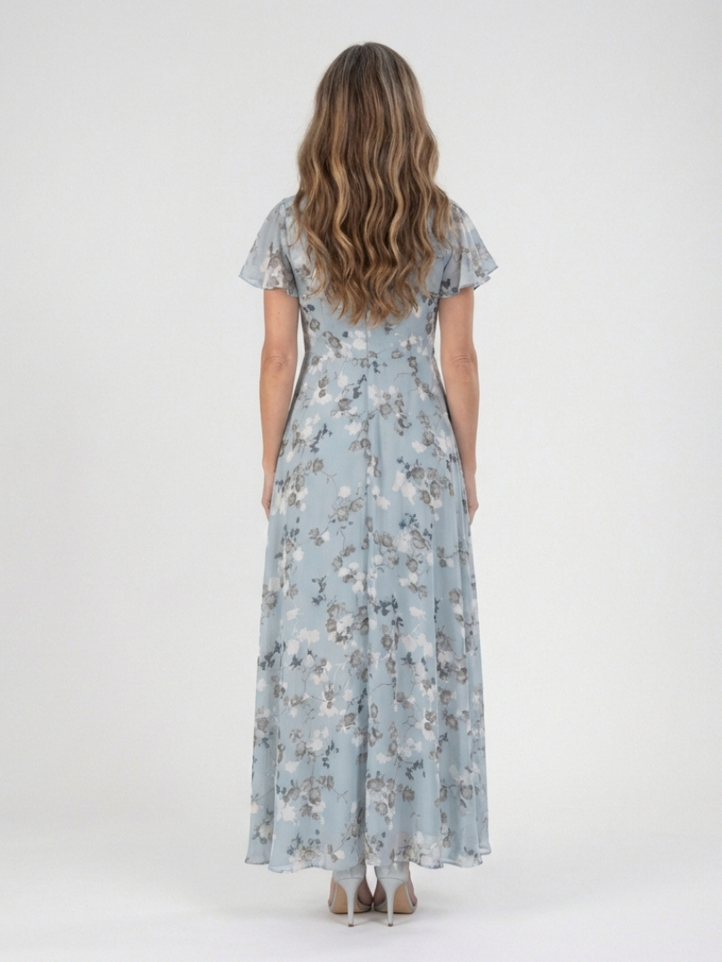 Ismeria™ | Tummy-Flattering Floral Maxi Dress