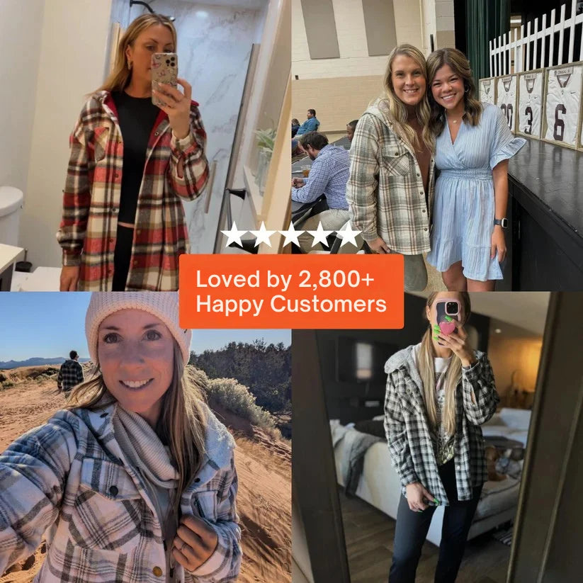 Stella™ | Soft Flannel Jacket with Hood