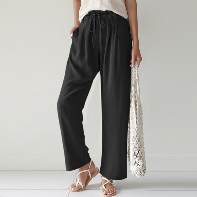 Vara - Relaxation Pants with Drawstrings