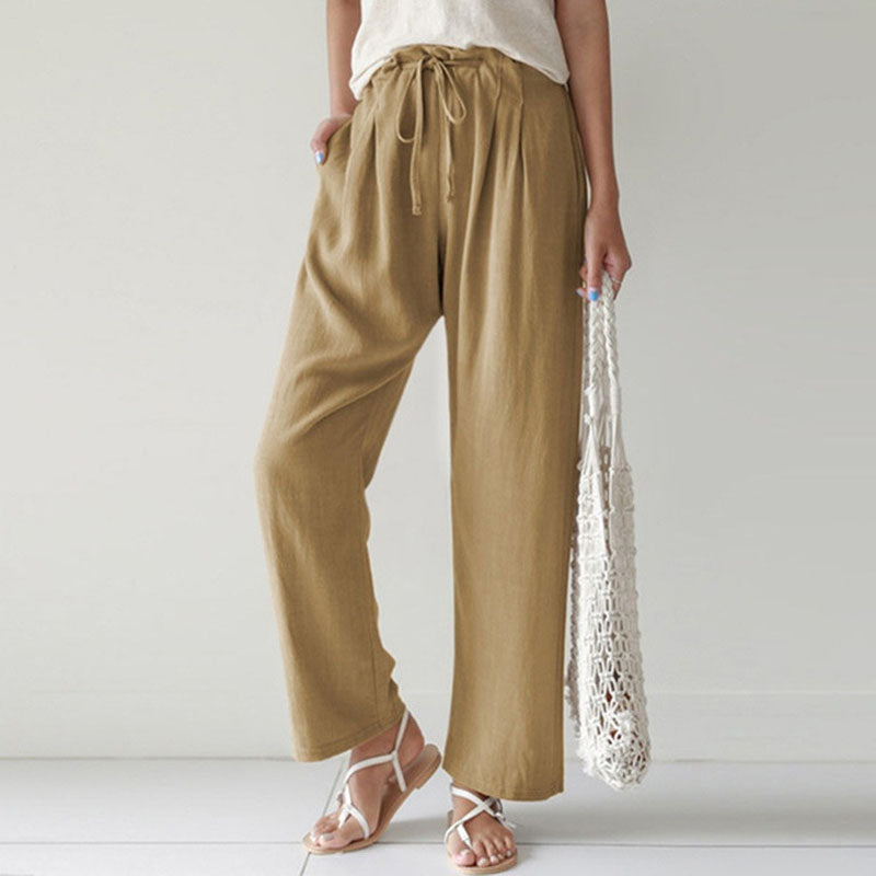Vara - Relaxation Pants with Drawstrings