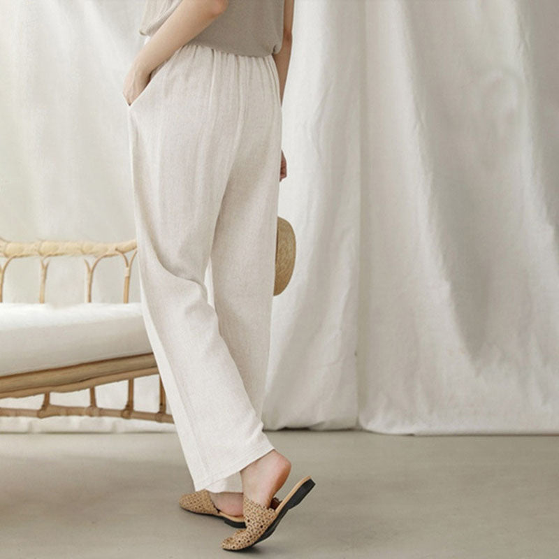 Vara - Relaxation Pants with Drawstrings
