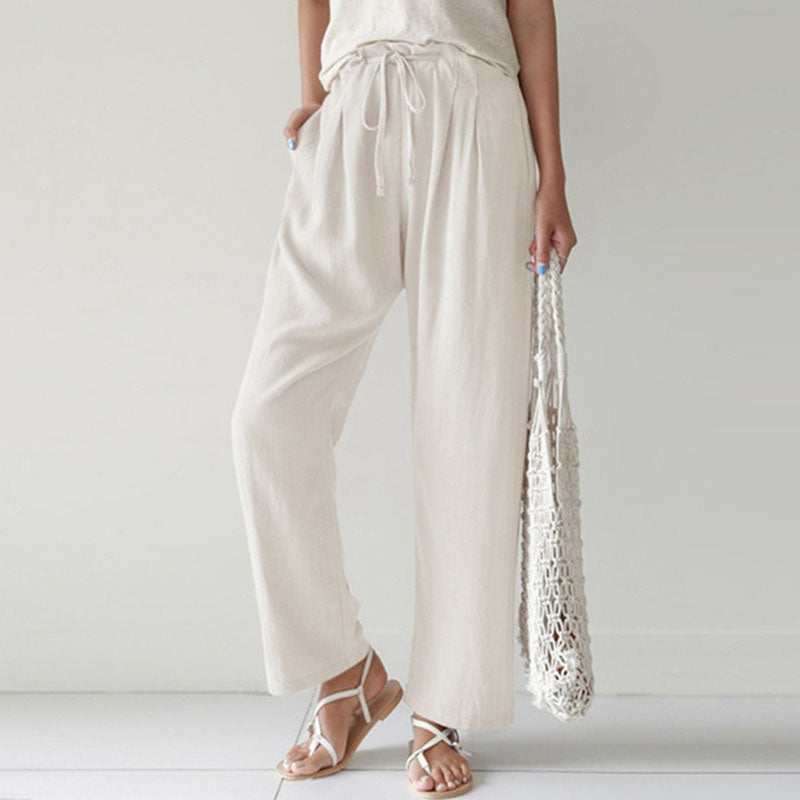 Vara - Relaxation Pants with Drawstrings
