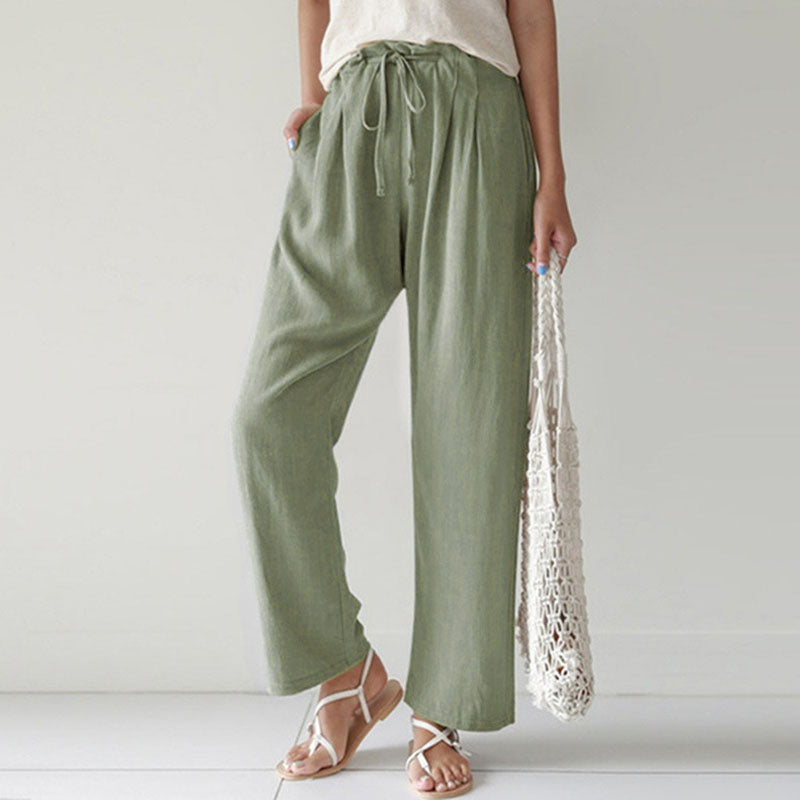 Vara - Relaxation Pants with Drawstrings