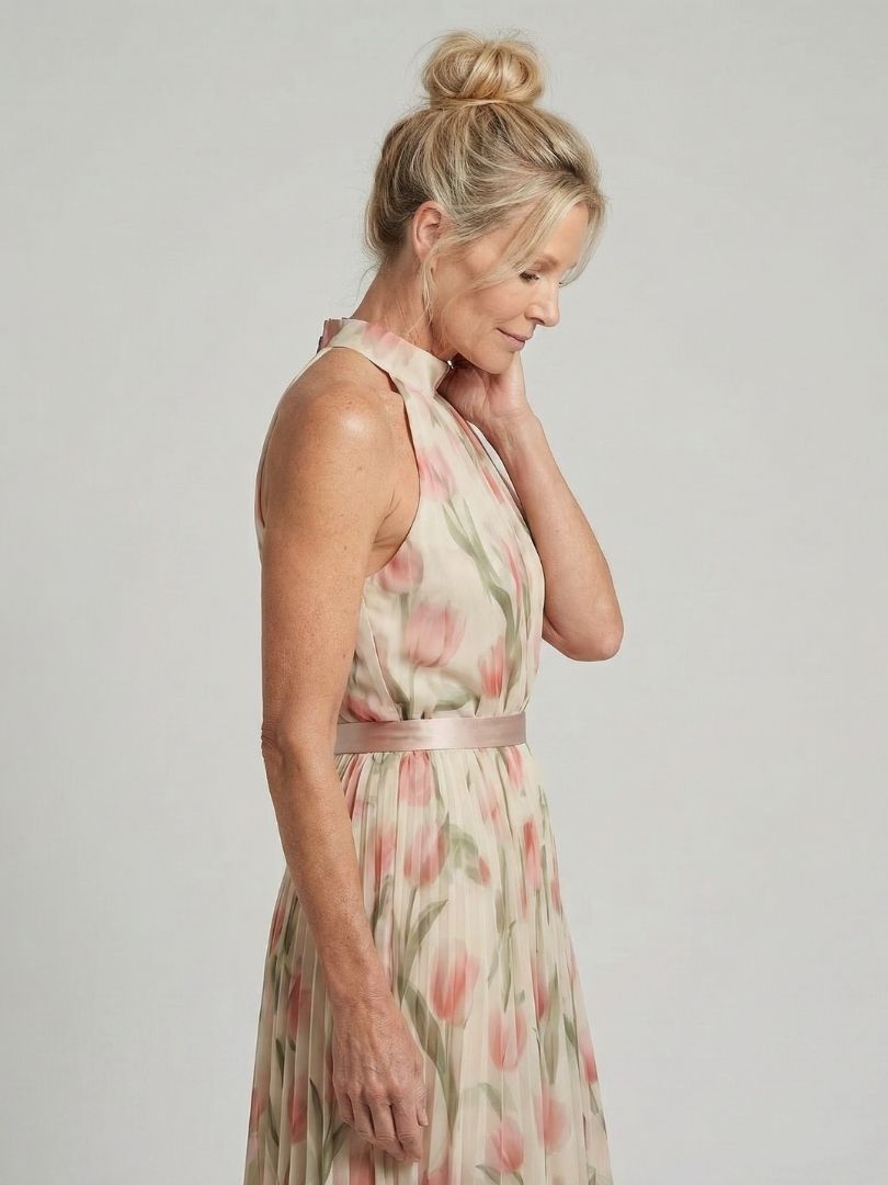 Vanessa™ | Tummy-Flattering Floral Midi Dress