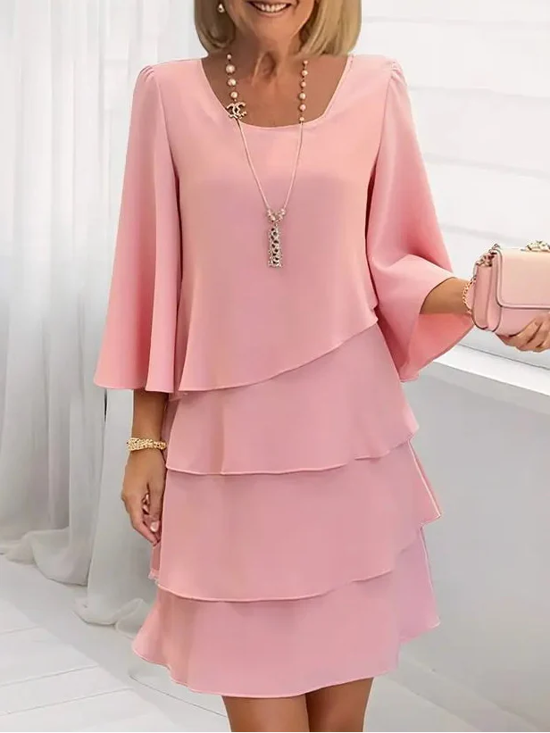 Vivienne™ | Tummy-Flattering Ruffle Dress