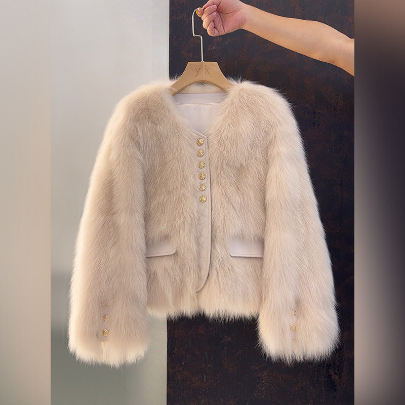 Patricia™ | Elegant Short Faux Fur Jacket