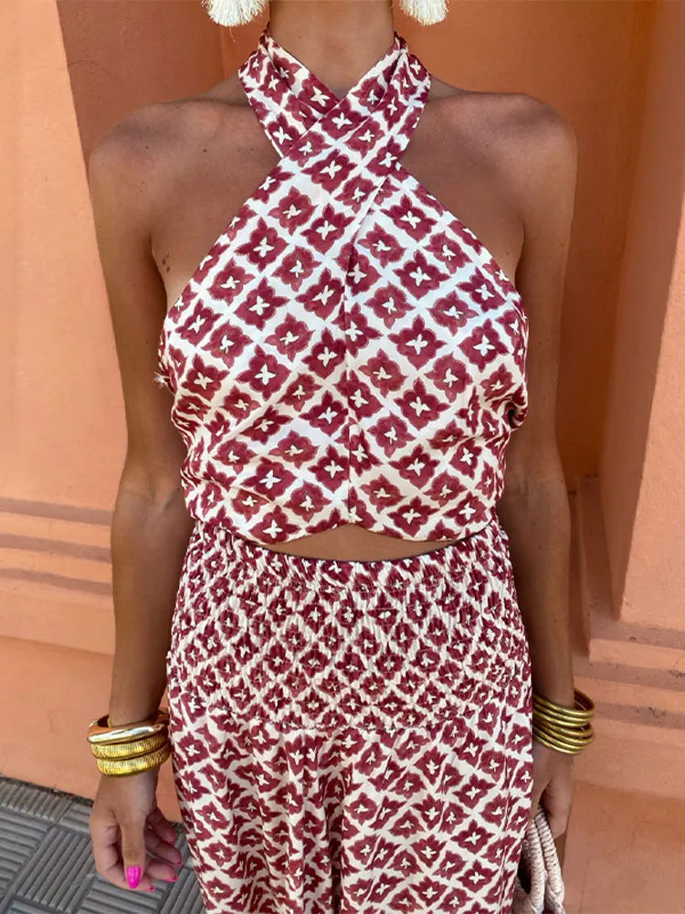 Rosie | Set with Ruffled Skirt