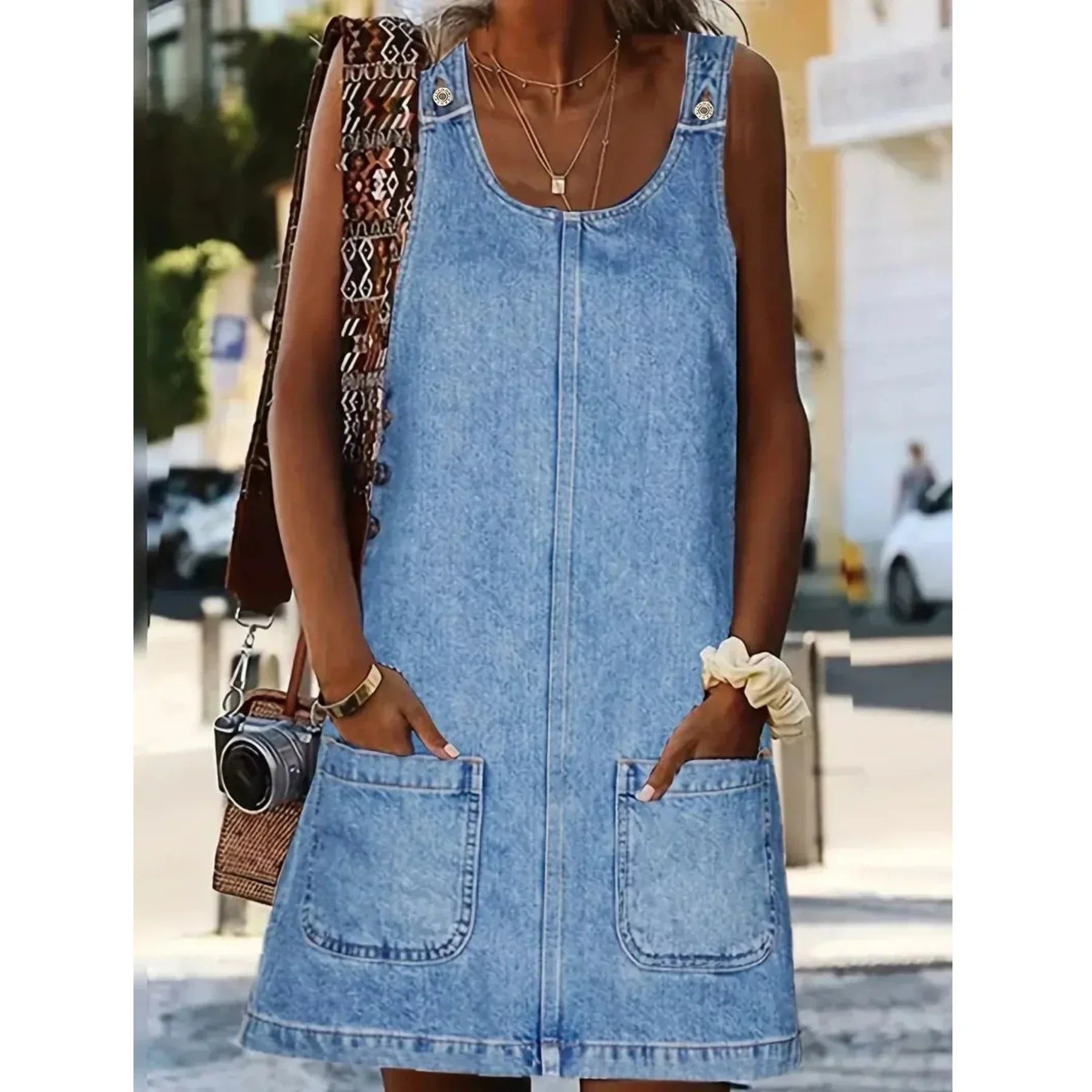 Saylor™ | Casual Denim Look Dress