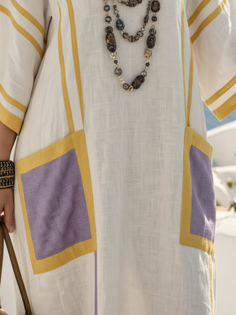 Olivia™ | Tummy-Flattering Striped Maxi Dress
