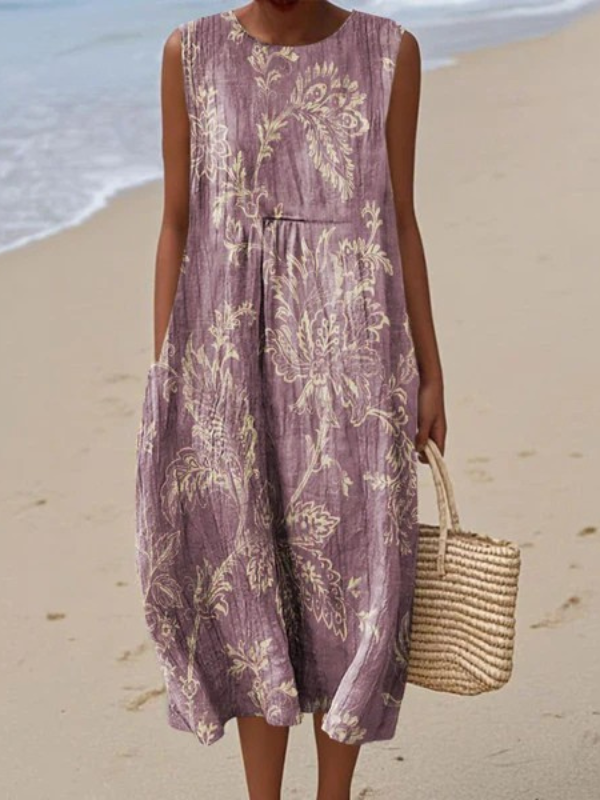 Elsa | Floral Midi Dress