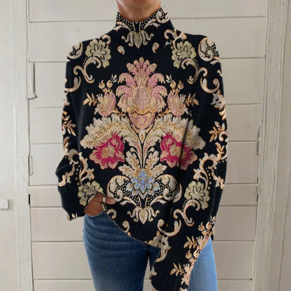 Linda™ | Vintage Floral Crop Top