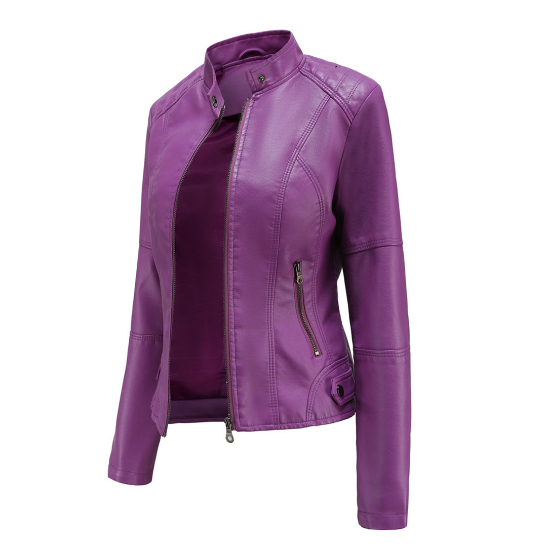 Paisley™ | Classic Fitted Leather Jacket 7