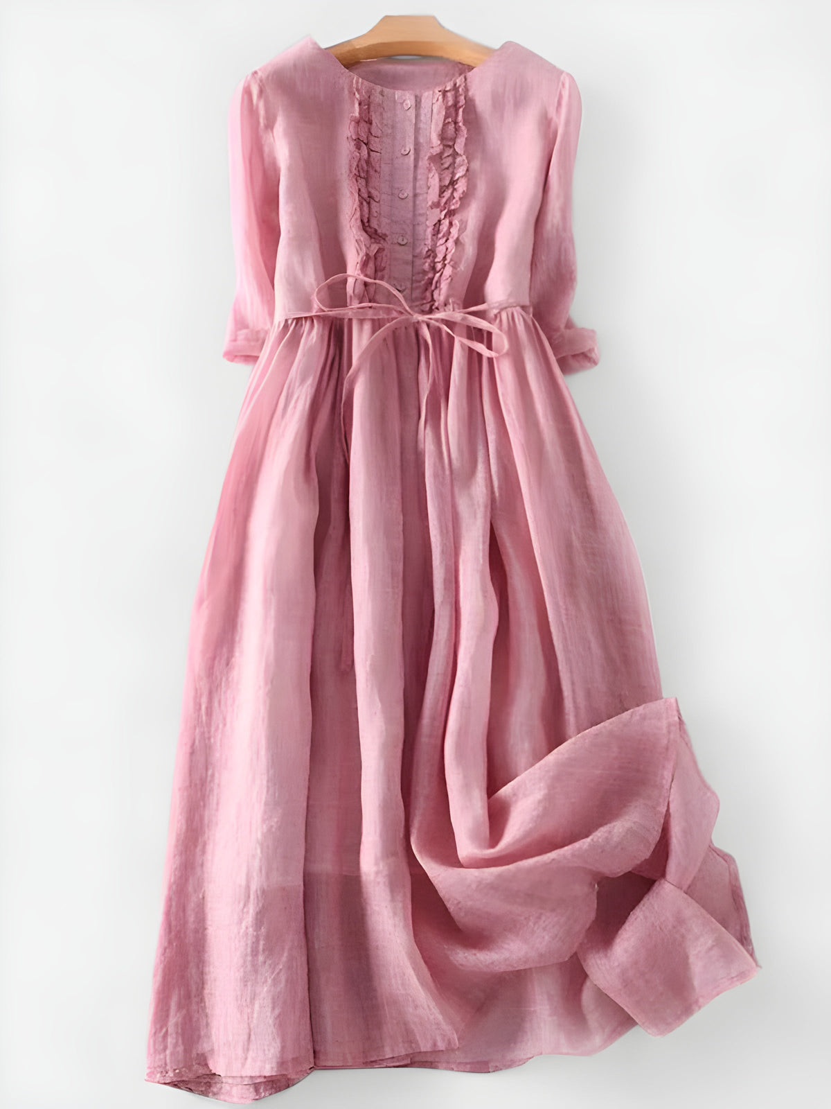 Alessia™ | Elegant Spring Tummy Flattering Midi Dress