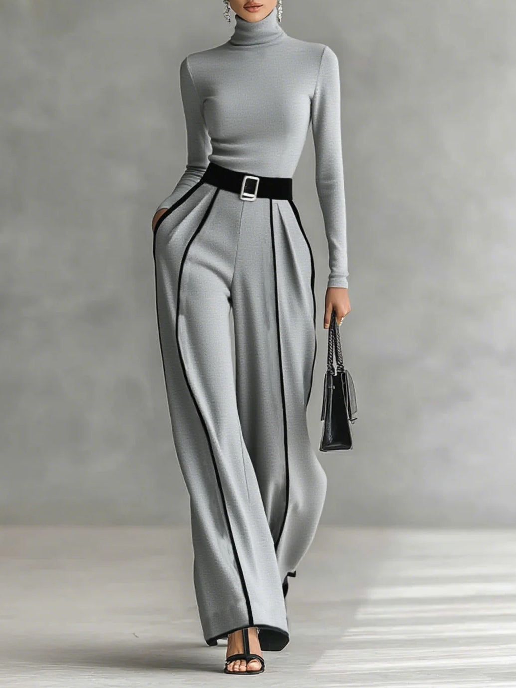Vera™ || Elegant set with contrasting details