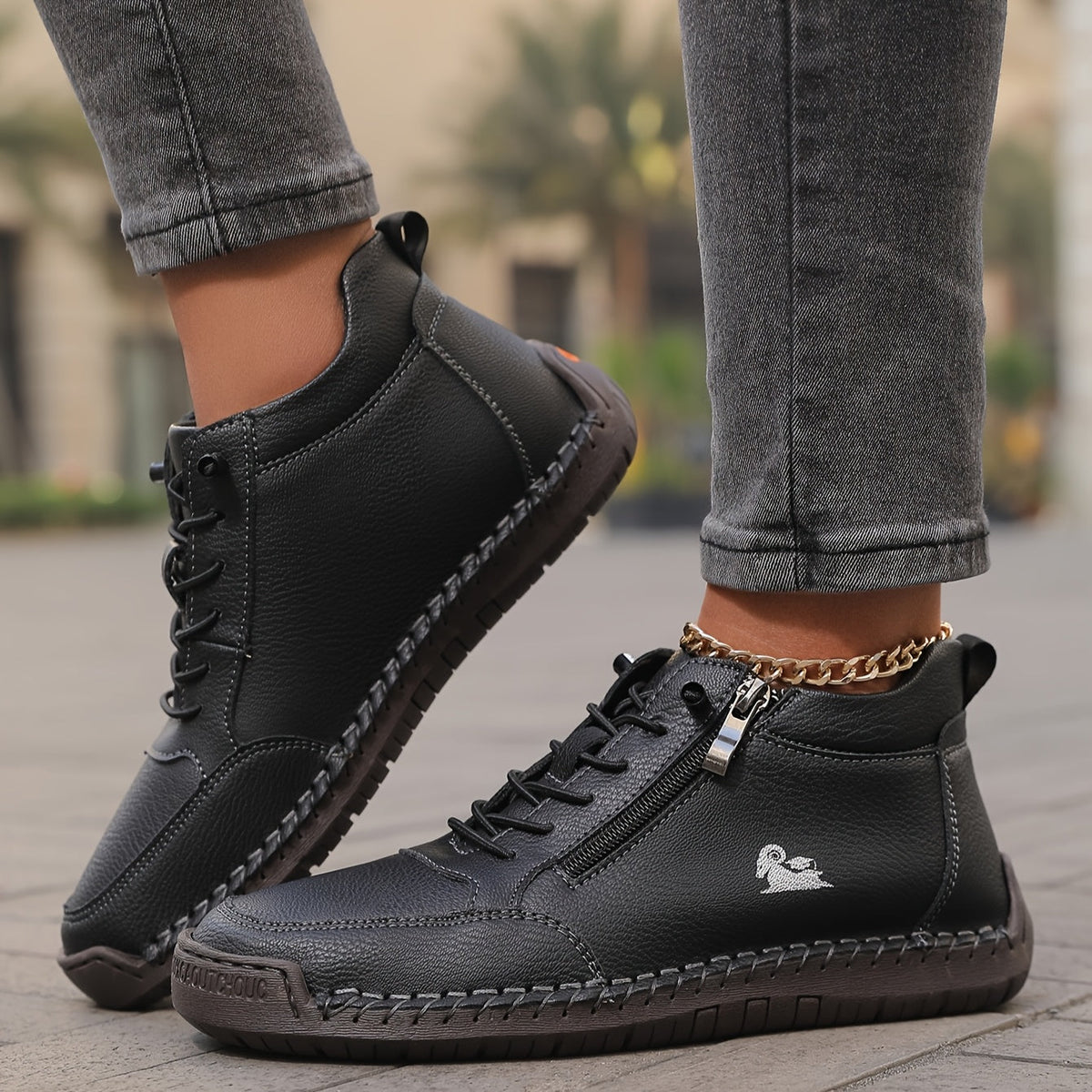 Mila – Komfortable orthopädische Sneakers + Reißverschluss