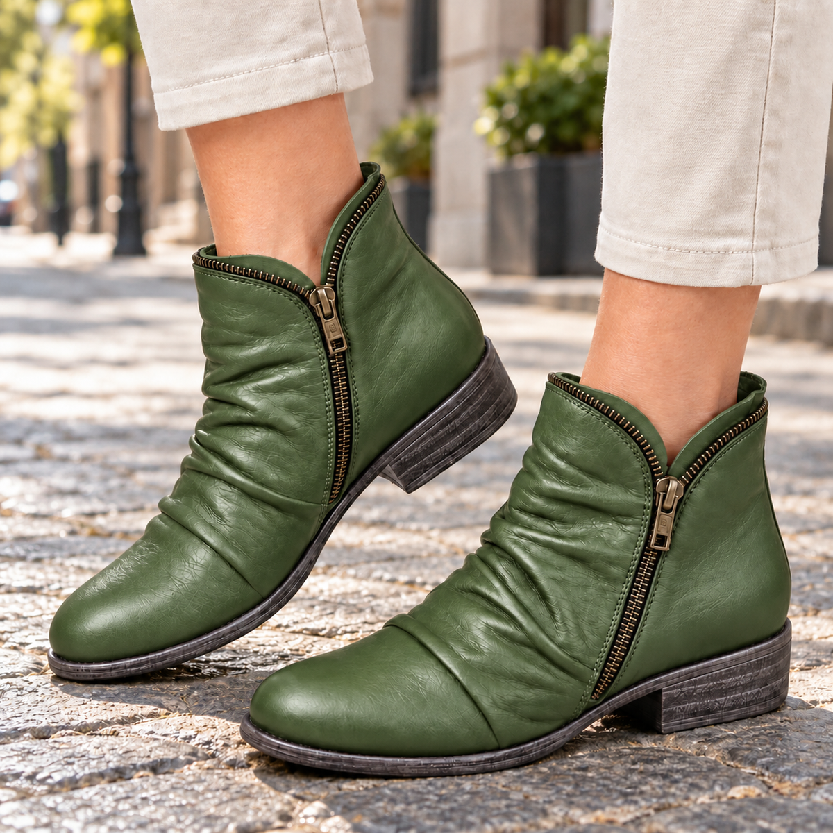 Linda™ | Orthopedic Ankle Boots with Side Zipper