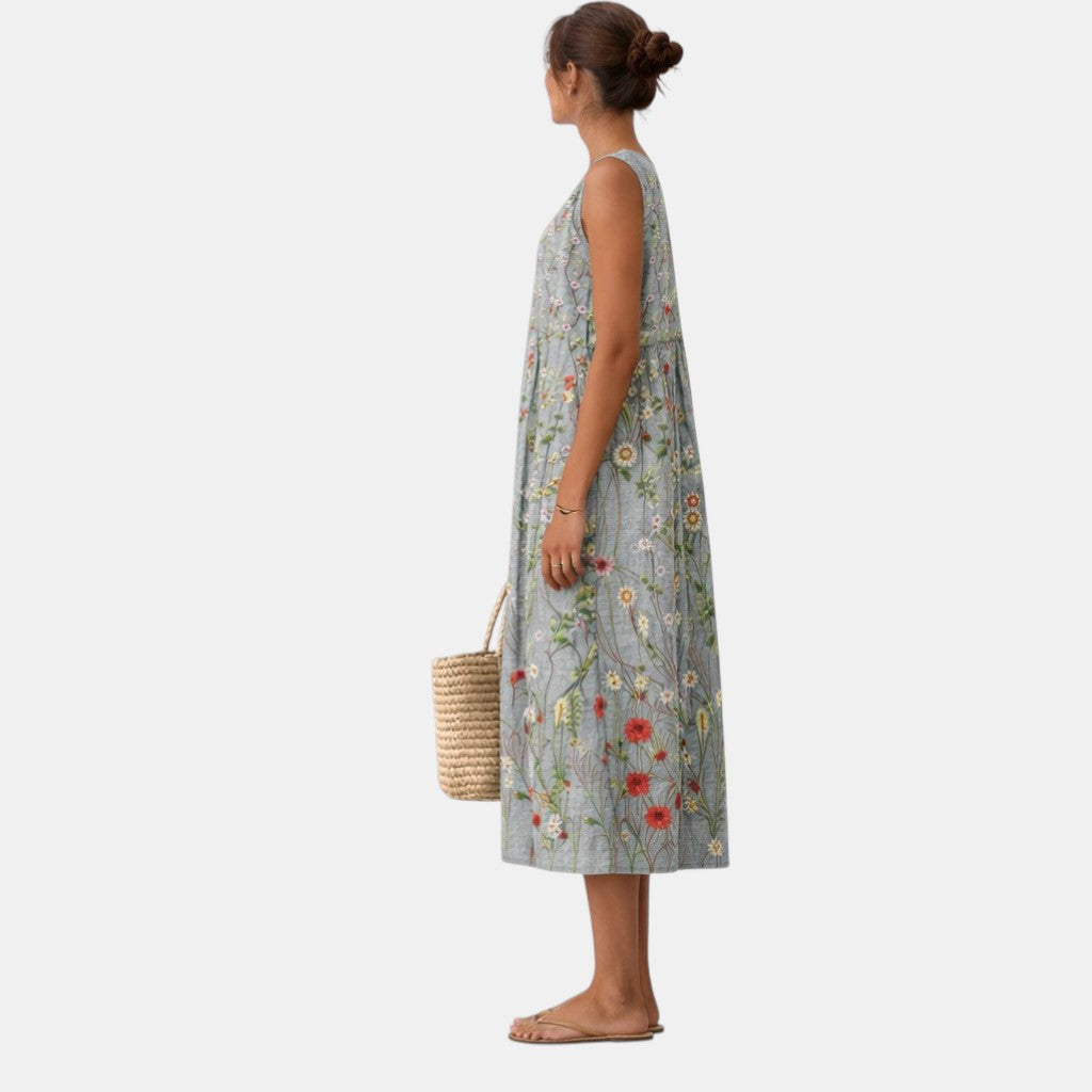 HAZEL | Sleeveless Maxi Dress