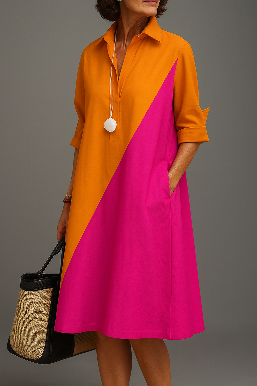 Clara | Modern Midi Dress