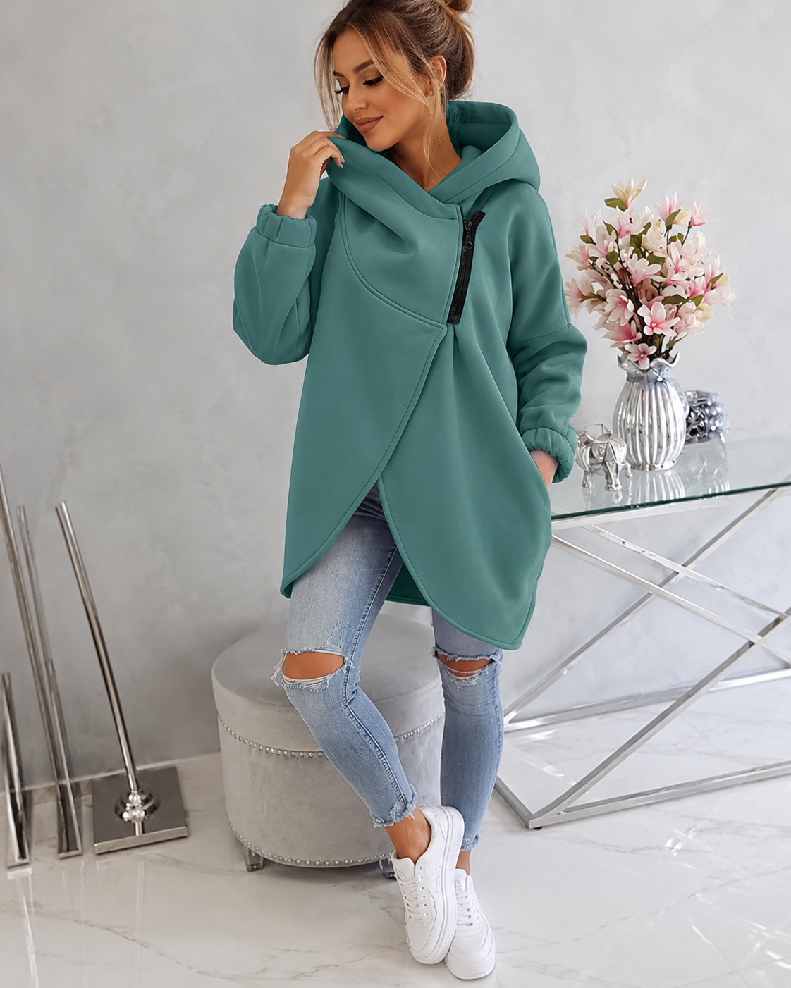 Patricia™ | Comfortable Hoodie Cardigan with Zipper