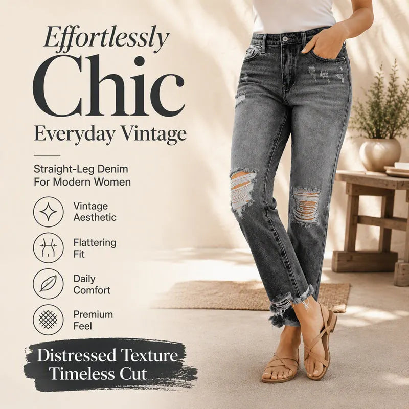Linda™ | Trendy Ripped Jeans