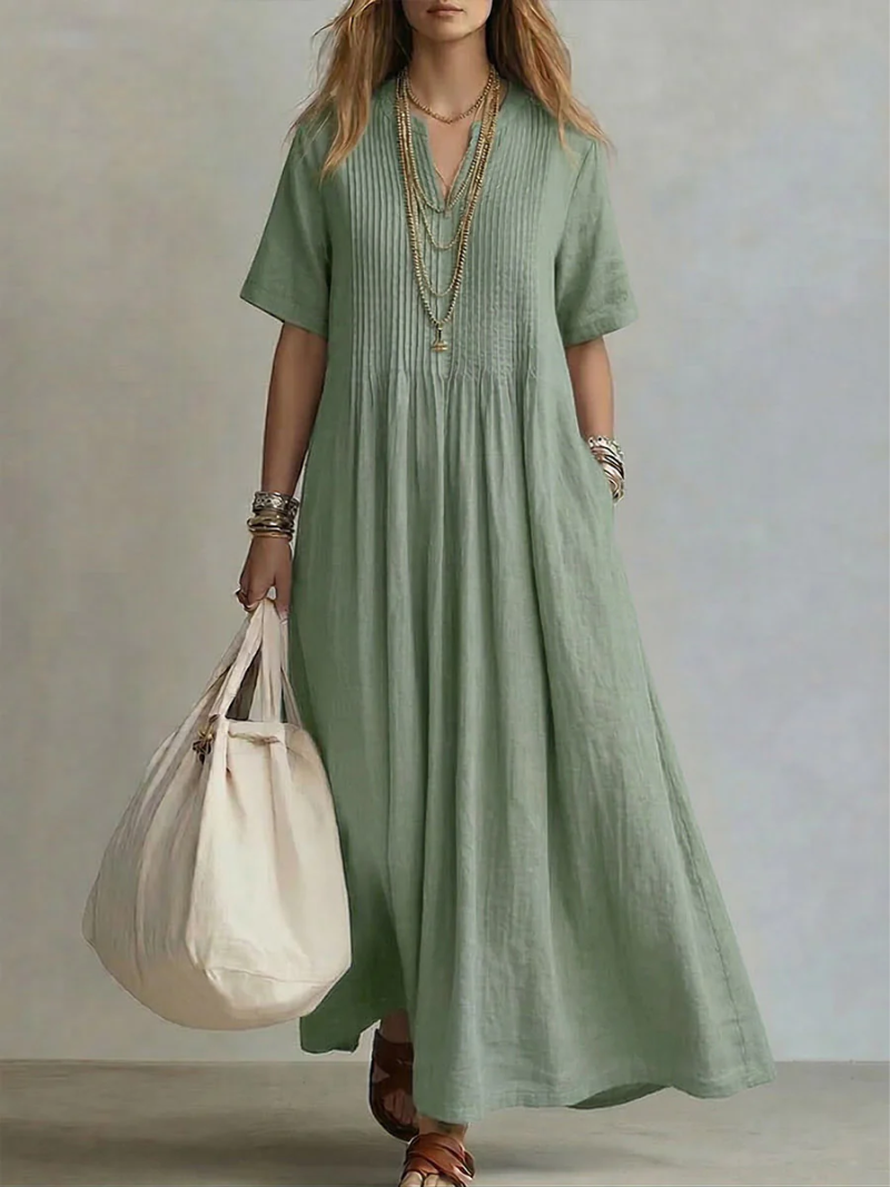 Hazel™ | Pleated Dress