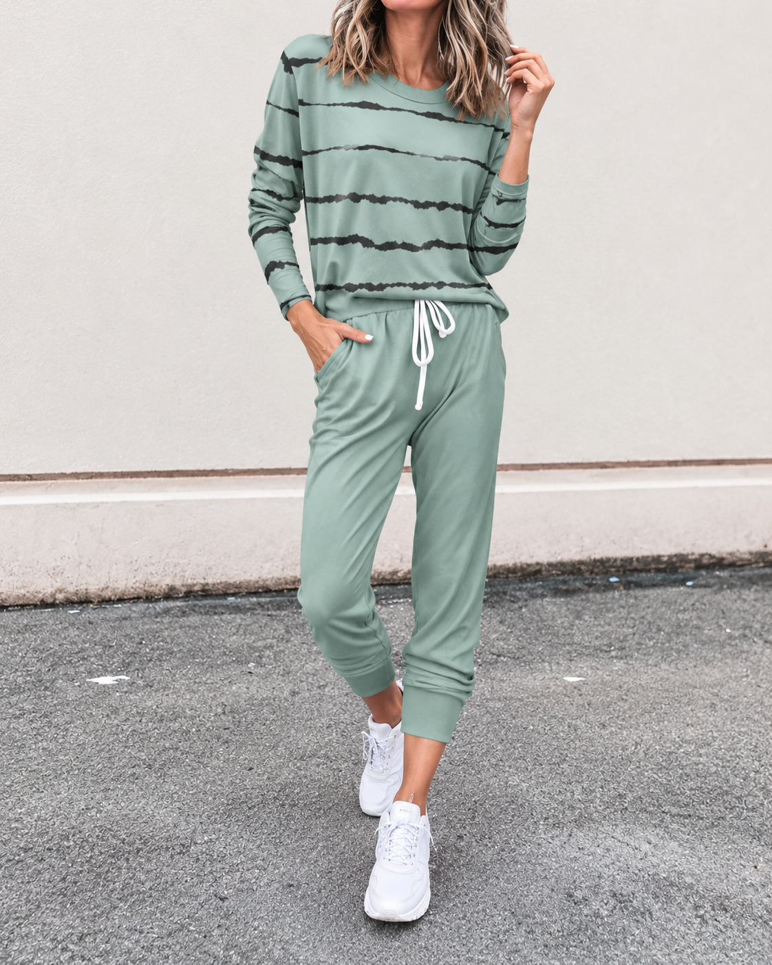 Karen™ | Relaxed Striped Two-Piece Set