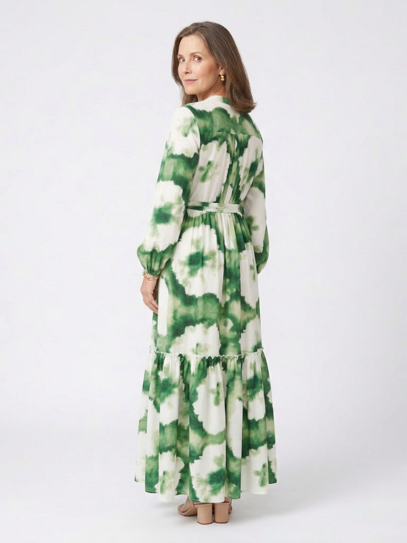 Sabine™ | Tummy-Flattering Floral Maxi Dress