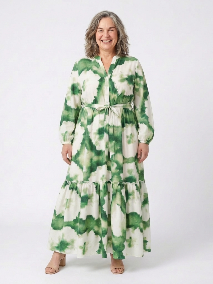 Sabine™ | Tummy-Flattering Floral Maxi Dress