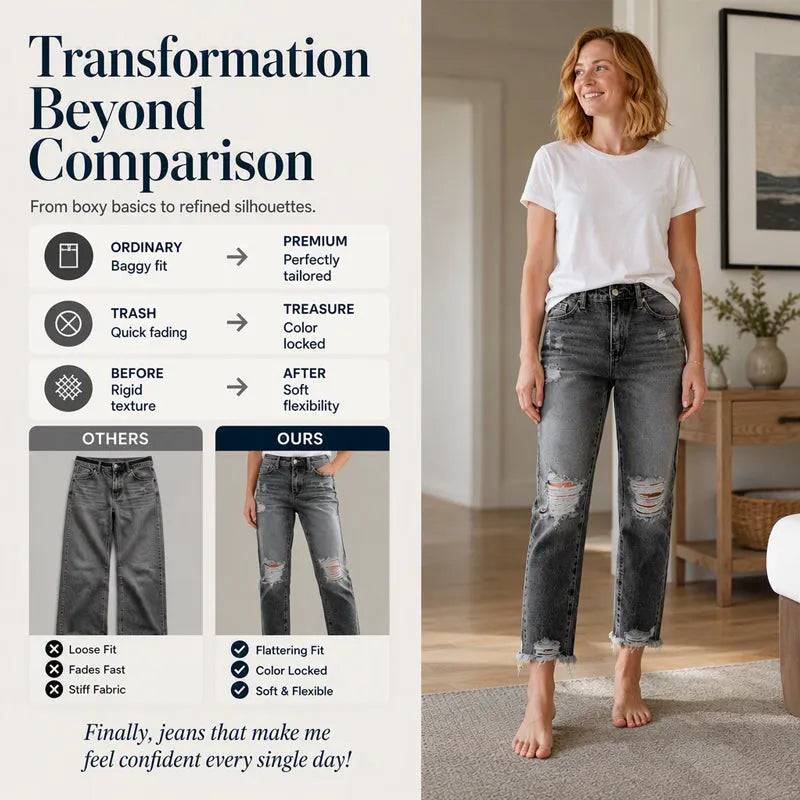 Linda™ | Trendy Ripped Jeans